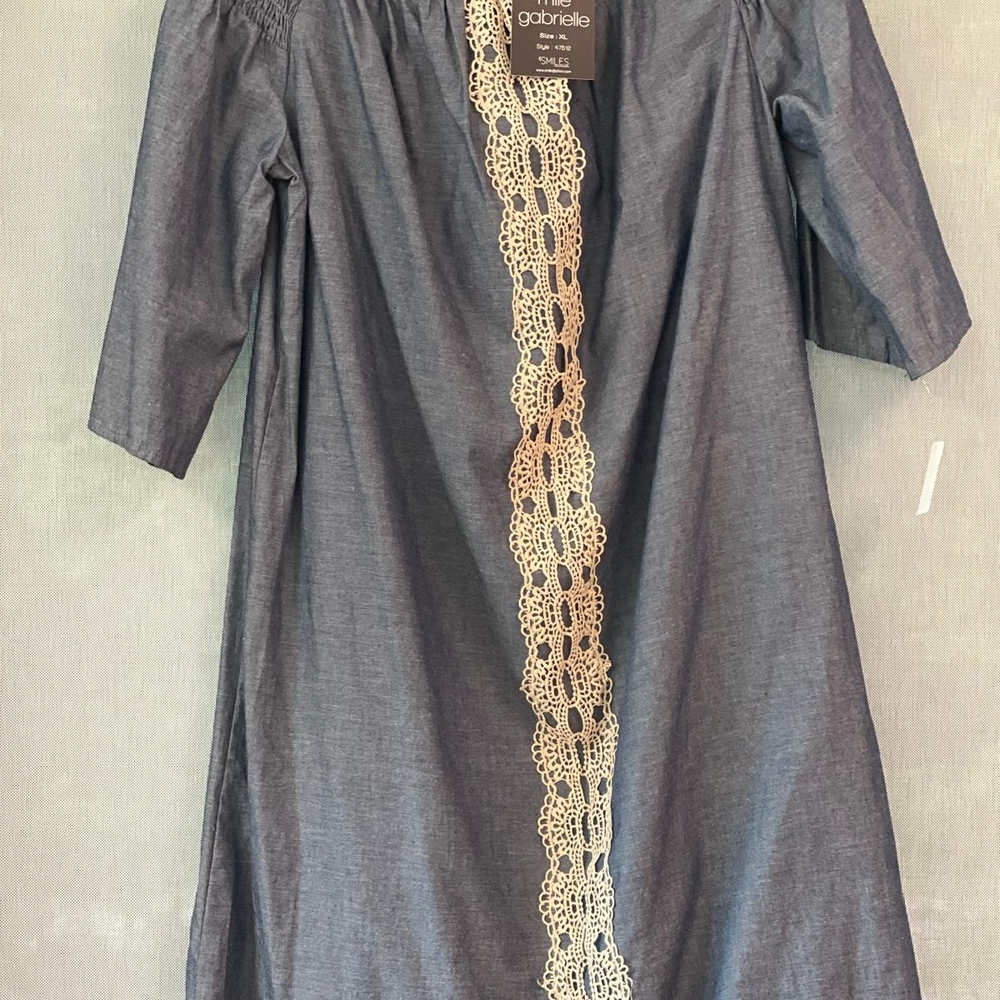 Mlle Gabrielle Blue Casual Dress
